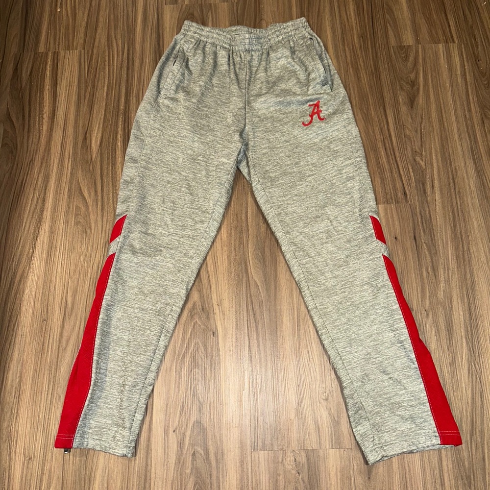 Colosseum Alabama Crimson Tide Athletic‎ Sweatpants Men's Size S Gray Red